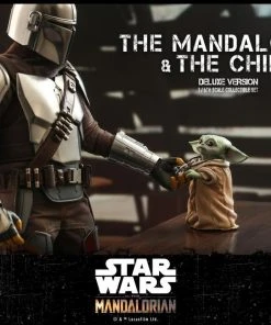 Star Wars Hot Toys - The Mandalorian & The Child (Deluxe Ver.) 1/6 Scale Collectible Figure