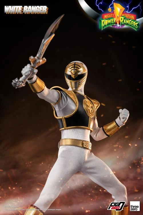 ThreeZero 1/6 Scale Figure - Mighty Morphin Power Rangers - White Ranger 4 ThreeZero 1/6 Scale Figure - Mighty Morphin Power Rangers - White Ranger