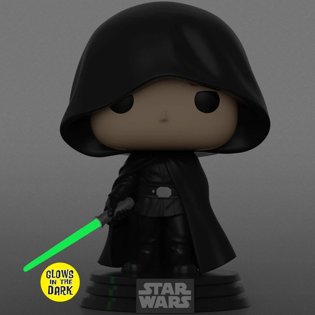 Funko Pop! - Star Wars: The Mandalorian - Luke Skywalker Glow In The Dark Exclusive 5 Funko Pop! - Star Wars: The Mandalorian - Luke Skywalker Glow In The Dark Exclusive