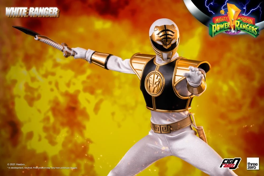 ThreeZero 1/6 Scale Figure - Mighty Morphin Power Rangers - White Ranger 3 ThreeZero 1/6 Scale Figure - Mighty Morphin Power Rangers - White Ranger