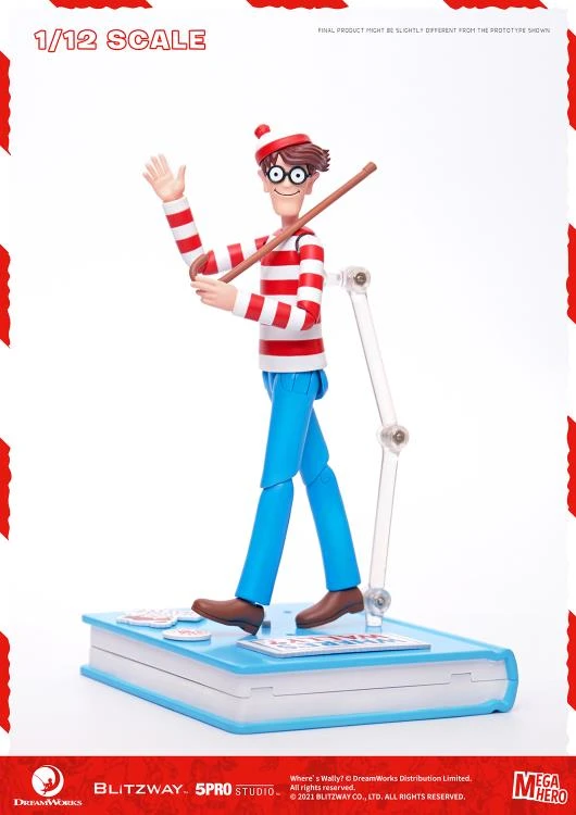 Blitzway Where's Waldo? MEGAHERO Waldo 1/12 Scale Figure 9 Blitzway Where's Waldo? MEGAHERO Waldo 1/12 Scale Figure