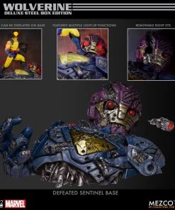 Mezco Toyz One:12 Collective Marvel - Wolverine - Deluxe Steel Box Edition