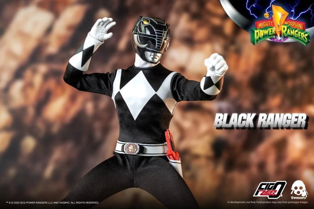 Threezero 1/6 Scale Figure - Mighty Morphin Power Rangers - Black Ranger 7 Threezero 1/6 Scale Figure - Mighty Morphin Power Rangers - Black Ranger