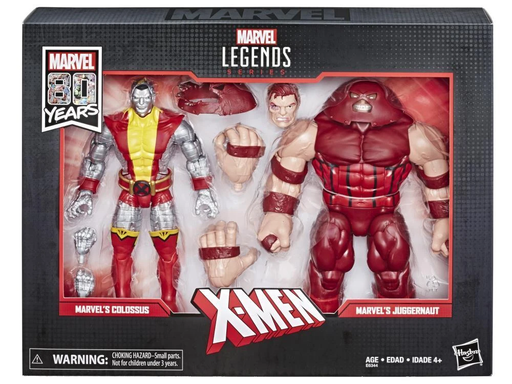 Hasbro Marvel Comics 80th Anniversary Marvel Legends Colossus & Juggernaut Two-Pack 8 Hasbro Marvel Comics 80th Anniversary Marvel Legends Colossus & Juggernaut Two-Pack