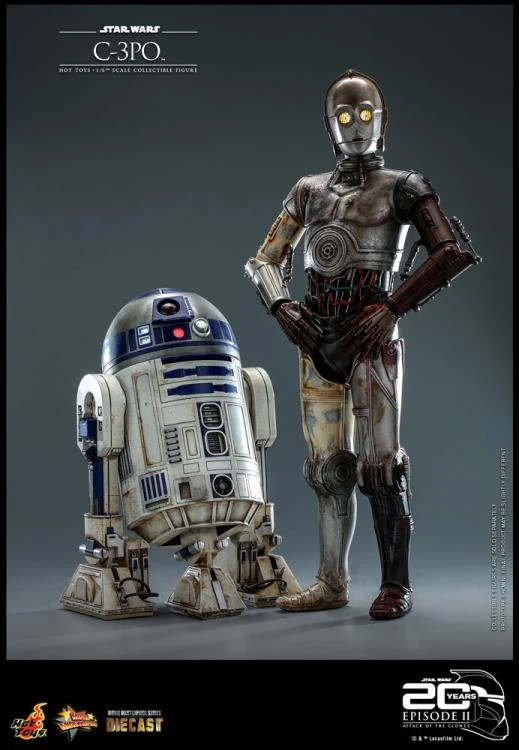 Pre-Orders Hot Toys Movie Masterpiece Series - Star Wars Episode II: Attack Of The Clones - C-3PO 9 Pre-Orders Hot Toys Movie Masterpiece Series - Star Wars Episode II: Attack Of The Clones - C-3PO