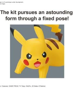 Pikachu (Battle Ver.) - Bandai Pokémon Quick Model Kit 9 Pikachu (Battle Ver.) - Bandai Pokémon Quick Model Kit
