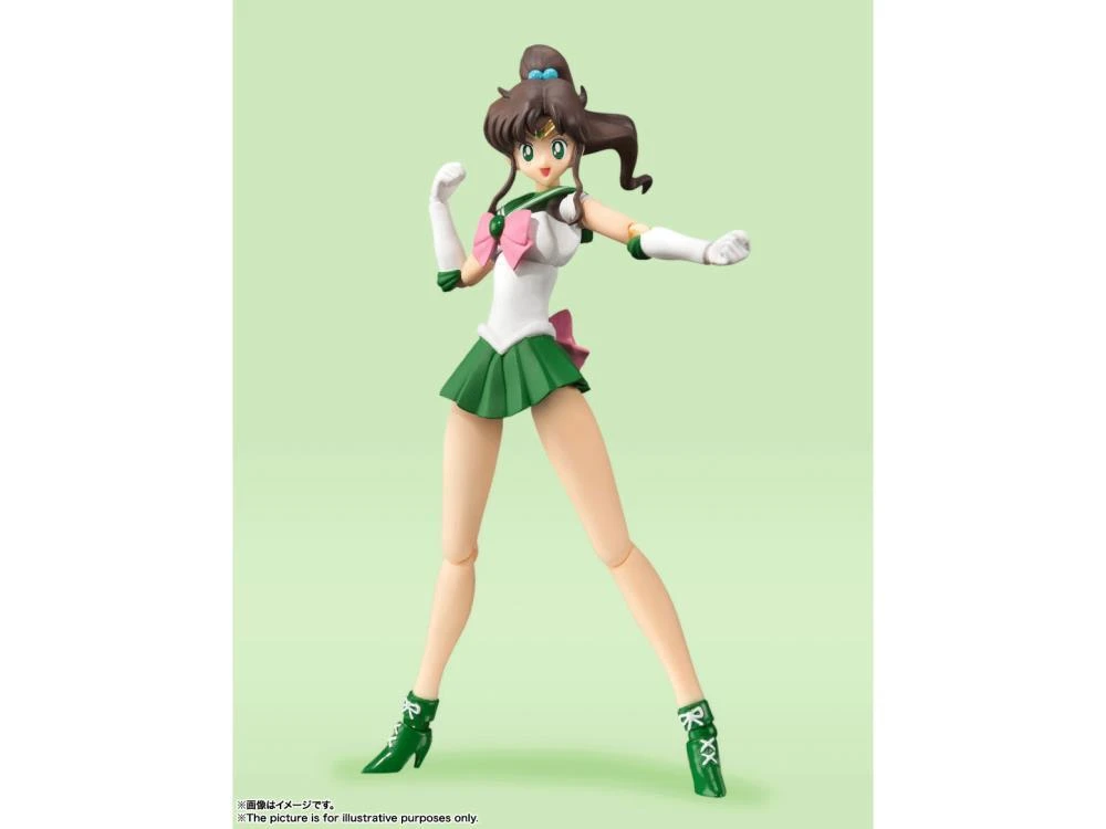 Bandai S.H. Figuarts Sailor Moon - Sailor Jupiter - Animation Color Edition "Pretty Guardian Sailor Moon" Anime 4 Bandai S.H. Figuarts Sailor Moon - Sailor Jupiter - Animation Color Edition "Pretty Guardian Sailor Moon" Anime