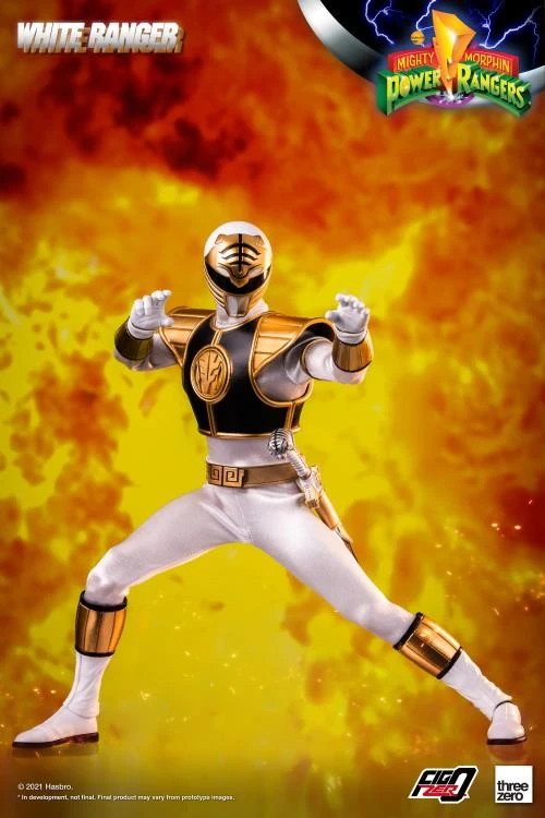 ThreeZero 1/6 Scale Figure - Mighty Morphin Power Rangers - White Ranger 10 ThreeZero 1/6 Scale Figure - Mighty Morphin Power Rangers - White Ranger