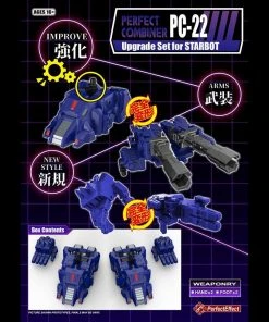Transformers Perfect Effect PC-22 Upgrade Kit For Power Of The Primes Starscream Combiner Set