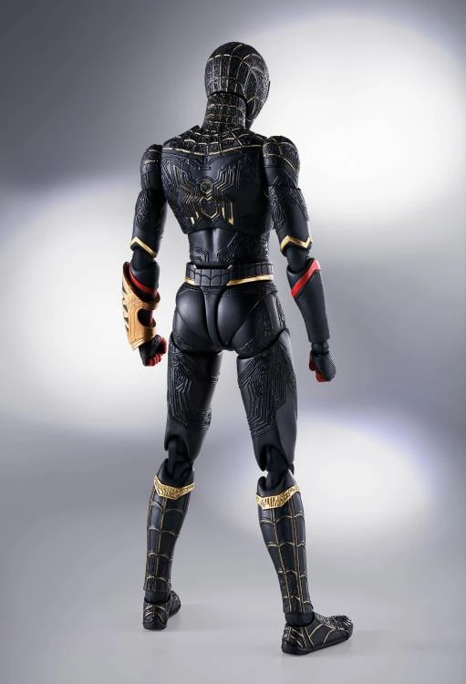 Bandai Spider-Man: No Way Home S.H.Figuarts Spider-Man (Black & Gold Suit) New Arrivals 9 Bandai Spider-Man: No Way Home S.H.Figuarts Spider-Man (Black & Gold Suit) New Arrivals