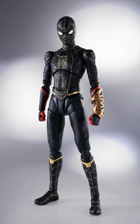 Bandai Spider-Man: No Way Home S.H.Figuarts Spider-Man (Black & Gold Suit) New Arrivals 4 Bandai Spider-Man: No Way Home S.H.Figuarts Spider-Man (Black & Gold Suit) New Arrivals