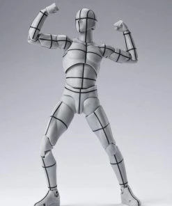 Bandai S.H. Figuarts Body Kun Wireframe (Gray Color Ver.) Anime