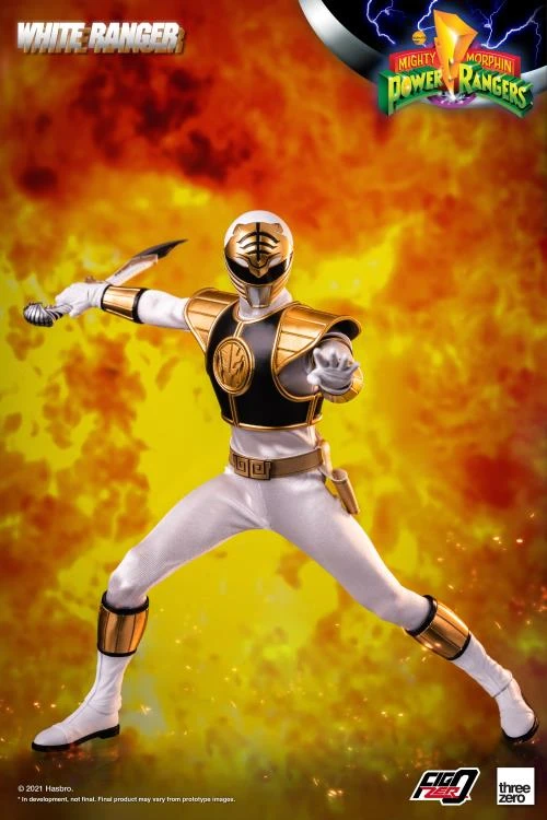 ThreeZero 1/6 Scale Figure - Mighty Morphin Power Rangers - White Ranger 7 ThreeZero 1/6 Scale Figure - Mighty Morphin Power Rangers - White Ranger