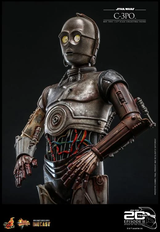 Pre-Orders Hot Toys Movie Masterpiece Series - Star Wars Episode II: Attack Of The Clones - C-3PO 6 Pre-Orders Hot Toys Movie Masterpiece Series - Star Wars Episode II: Attack Of The Clones - C-3PO