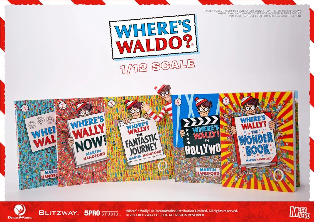 Blitzway Where's Waldo? MEGAHERO Waldo 1/12 Scale Figure 14 Blitzway Where's Waldo? MEGAHERO Waldo 1/12 Scale Figure