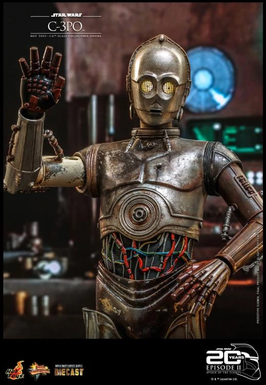 Pre-Orders Hot Toys Movie Masterpiece Series - Star Wars Episode II: Attack Of The Clones - C-3PO 12 Pre-Orders Hot Toys Movie Masterpiece Series - Star Wars Episode II: Attack Of The Clones - C-3PO