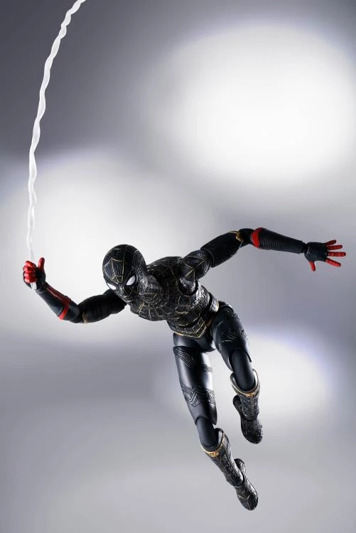 Bandai Spider-Man: No Way Home S.H.Figuarts Spider-Man (Black & Gold Suit) New Arrivals 6 Bandai Spider-Man: No Way Home S.H.Figuarts Spider-Man (Black & Gold Suit) New Arrivals