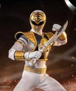 ThreeZero 1/6 Scale Figure - Mighty Morphin Power Rangers - White Ranger 16 ThreeZero 1/6 Scale Figure - Mighty Morphin Power Rangers - White Ranger