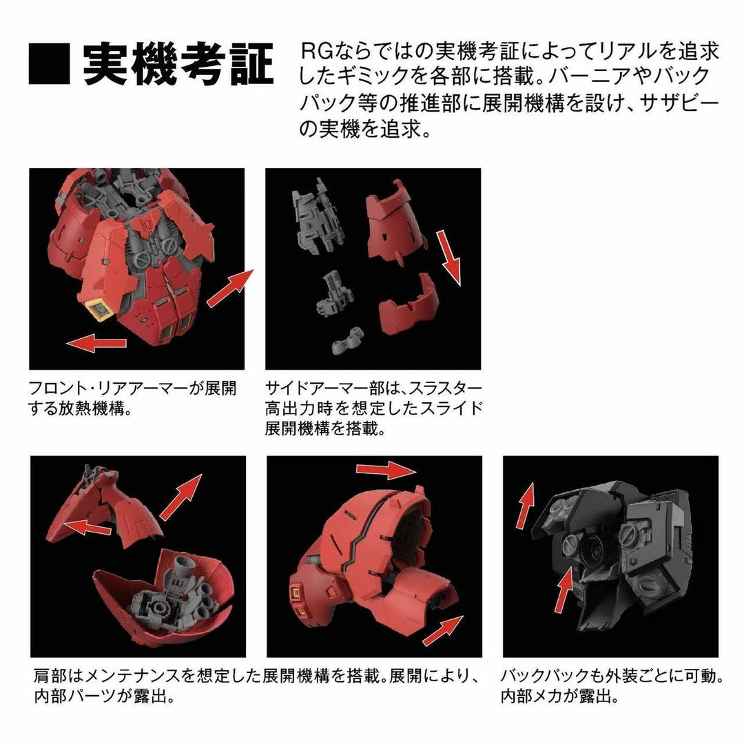 Bandai Anime Gundam #29 RG 1/144 MSN-04 Sazabi "Char's Counterattack" 9 Bandai Anime Gundam #29 RG 1/144 MSN-04 Sazabi "Char's Counterattack"