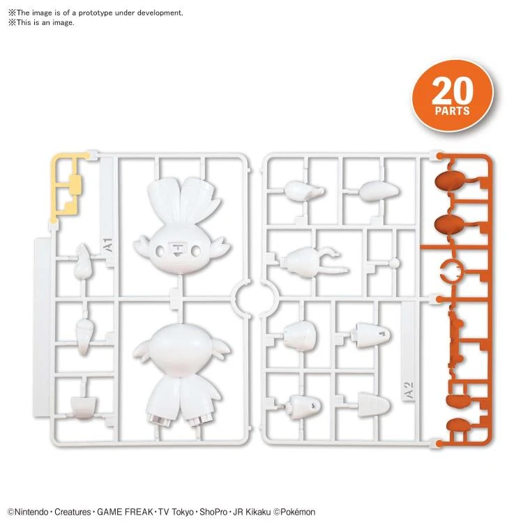 Scorbunny - Bandai Pokémon Quick Model Kit 5 Scorbunny - Bandai Pokémon Quick Model Kit