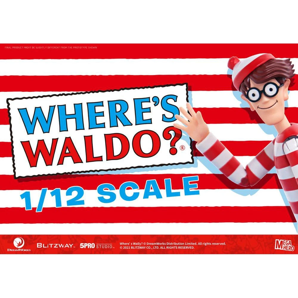 Blitzway Where's Waldo? MEGAHERO Waldo 1/12 Scale Figure 2 Blitzway Where's Waldo? MEGAHERO Waldo 1/12 Scale Figure