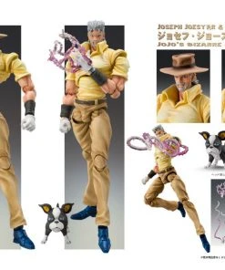 Medicos JoJo's Bizarre Adventure Super Action Statue - Joseph Joestar & Iggy