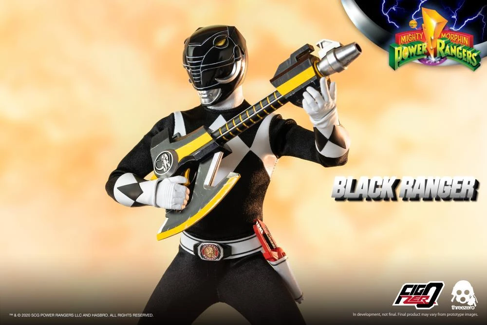 Threezero 1/6 Scale Figure - Mighty Morphin Power Rangers - Black Ranger 5 Threezero 1/6 Scale Figure - Mighty Morphin Power Rangers - Black Ranger