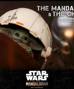Star Wars Hot Toys - The Mandalorian & The Child (Deluxe Ver.) 1/6 Scale Collectible Figure