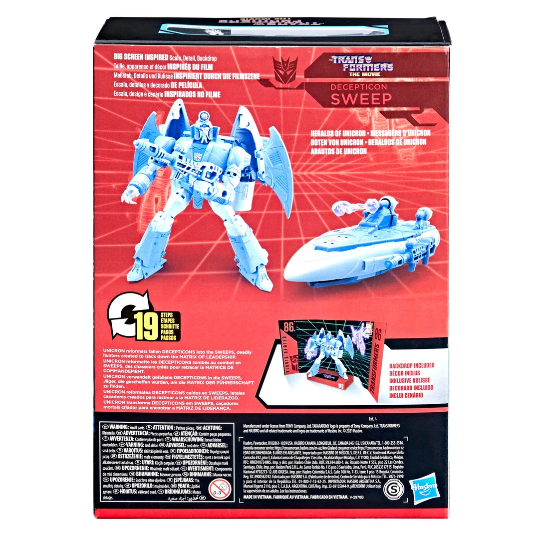 Hasbro Transformers Studio Series 86 - Voyager Sweep 6 Hasbro Transformers Studio Series 86 - Voyager Sweep
