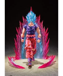 Bandai S.H. Figuarts Dragon Ball - Super Saiyan God Super Saiyan Son Goku Kaio-Ken Event Exclusive Dragonball
