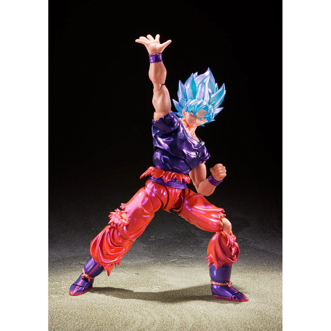 Bandai S.H. Figuarts Dragon Ball - Super Saiyan God Super Saiyan Son Goku Kaio-Ken Event Exclusive Dragonball 7 Bandai S.H. Figuarts Dragon Ball - Super Saiyan God Super Saiyan Son Goku Kaio-Ken Event Exclusive Dragonball