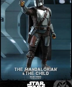 Star Wars Hot Toys - The Mandalorian & The Child (Deluxe Ver.) 1/6 Scale Collectible Figure