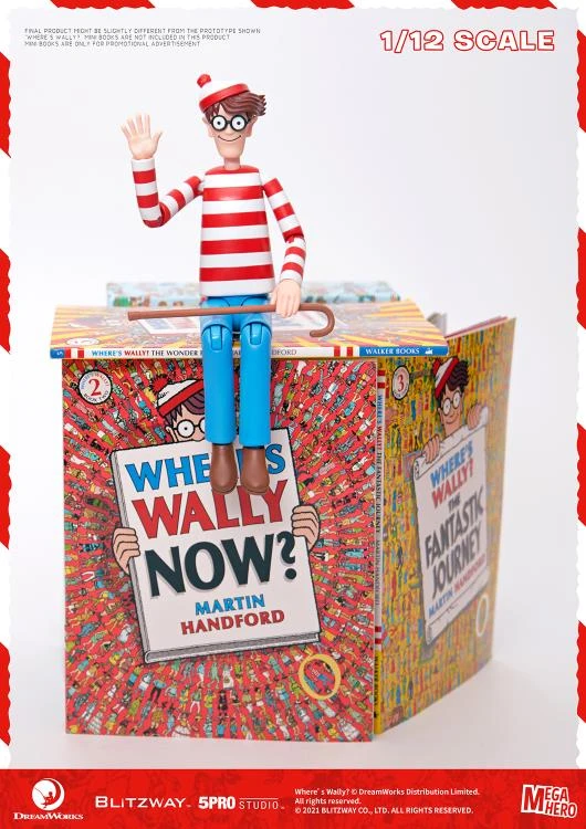 Blitzway Where's Waldo? MEGAHERO Waldo 1/12 Scale Figure 12 Blitzway Where's Waldo? MEGAHERO Waldo 1/12 Scale Figure