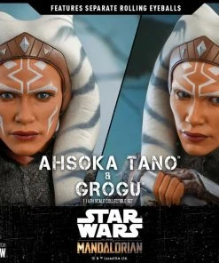 Pre-Orders Hot Toys 1/6 Scale Figure - Ahsoka Tano & Grogu (Star Wars: Episode The Mandalorian)