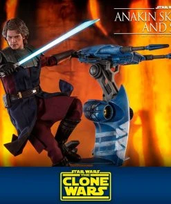 Hot Toys TV Masterpiece 1/6 Scale Figure - Anakin Skywalker & STAP (The Clone Wars)