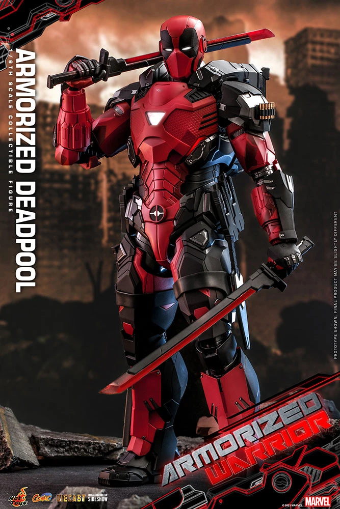 Pre-Orders Hot Toys Comic Masterpiece 1/6 Scale Figure - Armorized Deadpool 4 Pre-Orders Hot Toys Comic Masterpiece 1/6 Scale Figure - Armorized Deadpool