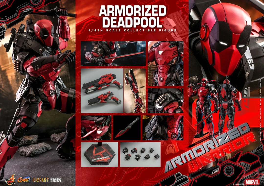 Pre-Orders Hot Toys Comic Masterpiece 1/6 Scale Figure - Armorized Deadpool 19 Pre-Orders Hot Toys Comic Masterpiece 1/6 Scale Figure - Armorized Deadpool