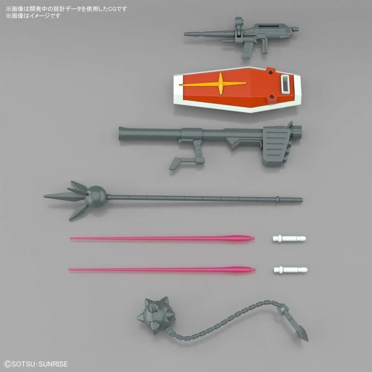 Bandai New Arrivals Gundam Entry Grade 1/144 RX-78-2 (Full Weapon Set) Model Kit 13 Bandai New Arrivals Gundam Entry Grade 1/144 RX-78-2 (Full Weapon Set) Model Kit