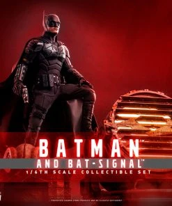 Pre-Orders Hot Toys Movie Masterpiece 1/6 Scale Figure - The Batman - Batman & Bat Signal