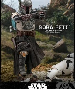 New Arrivals Hot Toys 1/6 Scale Television Masterpiece Series - The Mandalorian - Boba Fett (Deluxe Version)
