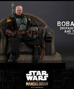Pre-Orders Hot Toys 1/6 Scale Television Masterpiece Series - The Mandalorian - Boba Fett & Throne Set (Repaint Armor)