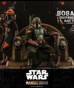 Pre-Orders Hot Toys 1/6 Scale Television Masterpiece Series - The Mandalorian - Boba Fett & Throne Set (Repaint Armor)