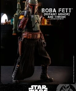 Pre-Orders Hot Toys 1/6 Scale Television Masterpiece Series - The Mandalorian - Boba Fett & Throne Set (Repaint Armor)