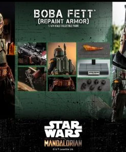 Pre-Orders Hot Toys 1/6 Scale Television Masterpiece Series - The Mandalorian - Boba Fett (Repaint Armor)