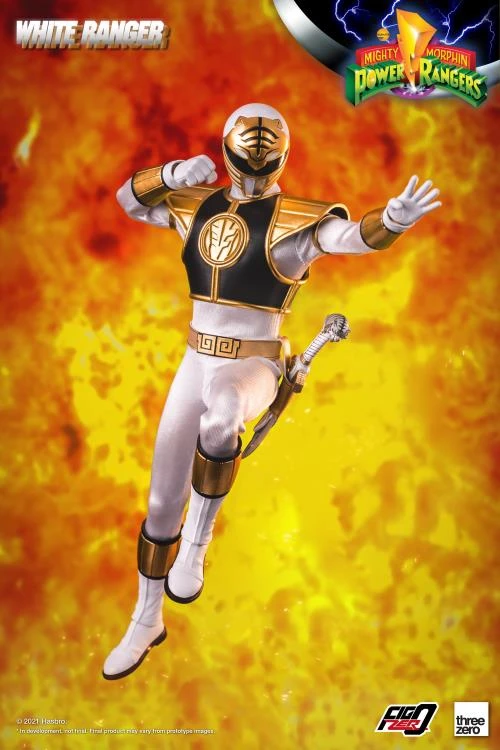ThreeZero 1/6 Scale Figure - Mighty Morphin Power Rangers - White Ranger 11 ThreeZero 1/6 Scale Figure - Mighty Morphin Power Rangers - White Ranger