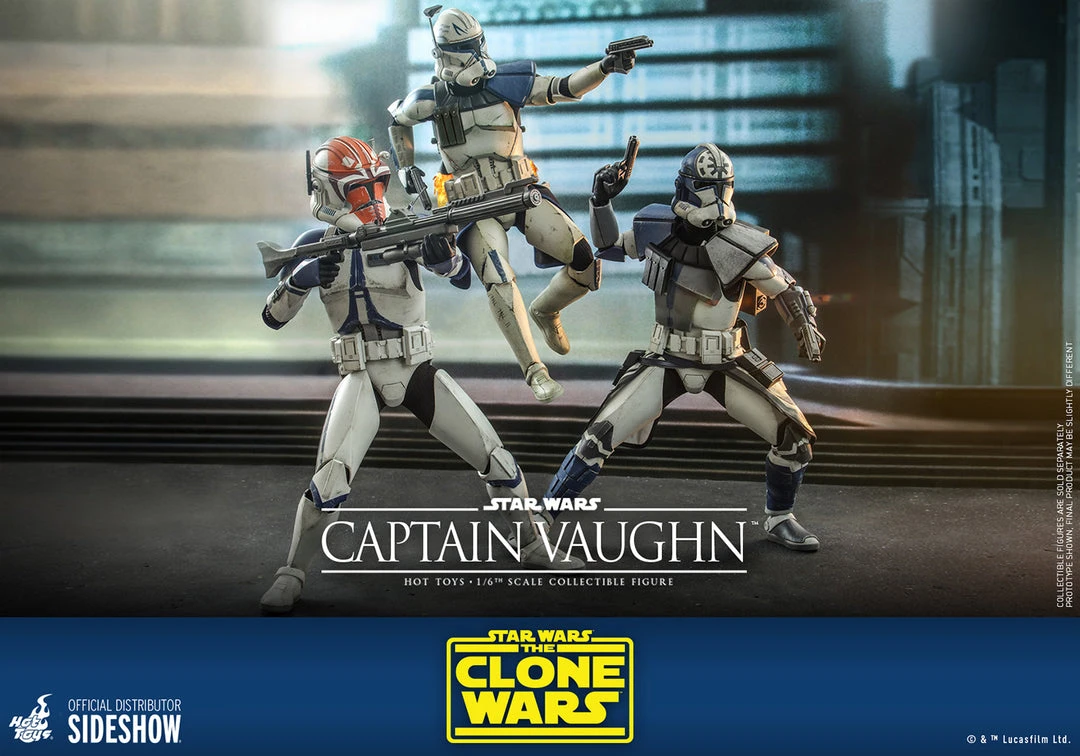 Hot Toys Television Masterpiece 1/6 Scale Figure - Captain Vaughn (The Clone Wars) Pre-Orders 9 Hot Toys Television Masterpiece 1/6 Scale Figure - Captain Vaughn (The Clone Wars) Pre-Orders