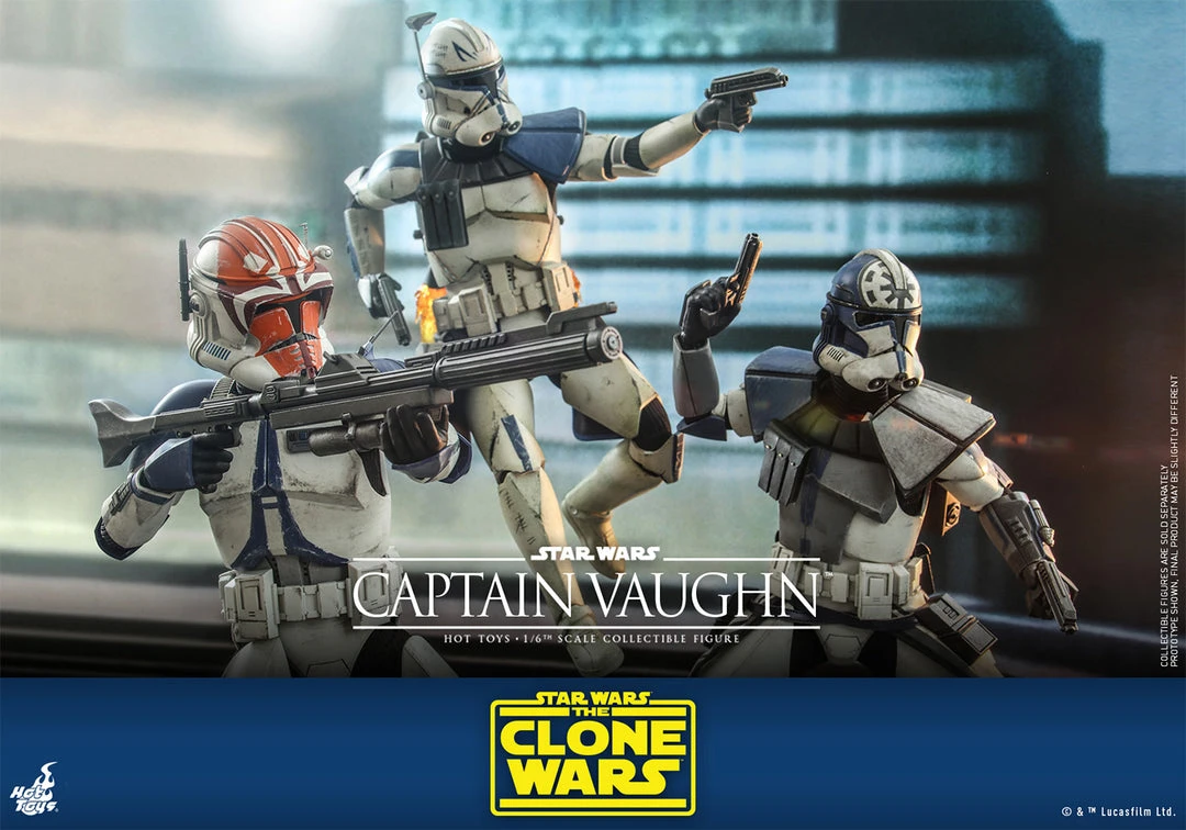 Hot Toys Television Masterpiece 1/6 Scale Figure - Captain Vaughn (The Clone Wars) Pre-Orders 11 Hot Toys Television Masterpiece 1/6 Scale Figure - Captain Vaughn (The Clone Wars) Pre-Orders