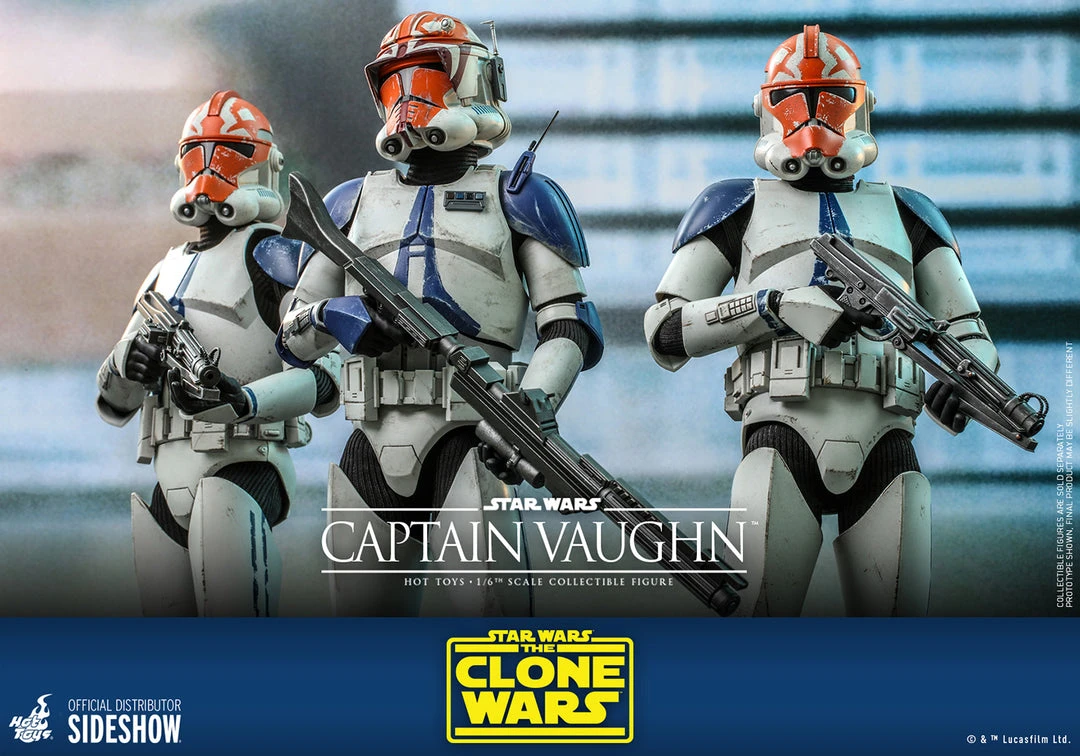 Hot Toys Television Masterpiece 1/6 Scale Figure - Captain Vaughn (The Clone Wars) Pre-Orders 12 Hot Toys Television Masterpiece 1/6 Scale Figure - Captain Vaughn (The Clone Wars) Pre-Orders