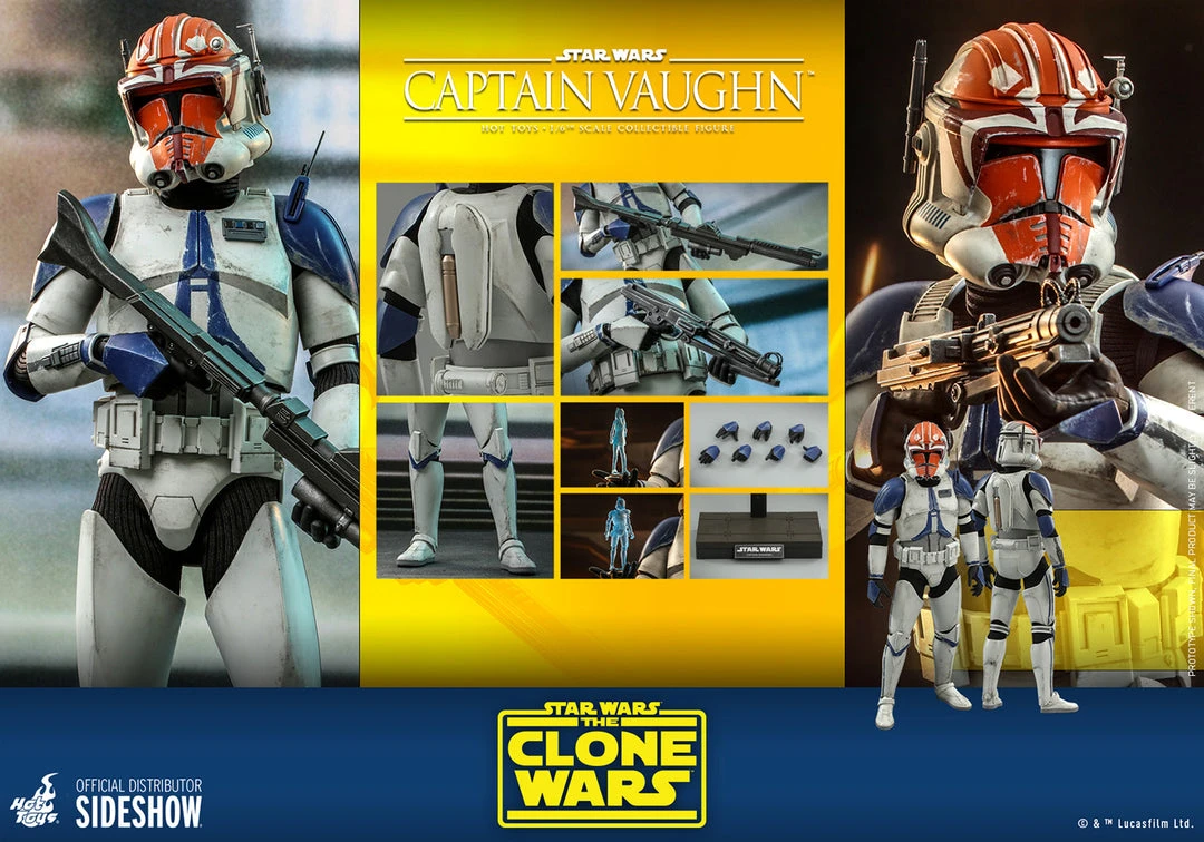 Hot Toys Television Masterpiece 1/6 Scale Figure - Captain Vaughn (The Clone Wars) Pre-Orders 19 Hot Toys Television Masterpiece 1/6 Scale Figure - Captain Vaughn (The Clone Wars) Pre-Orders