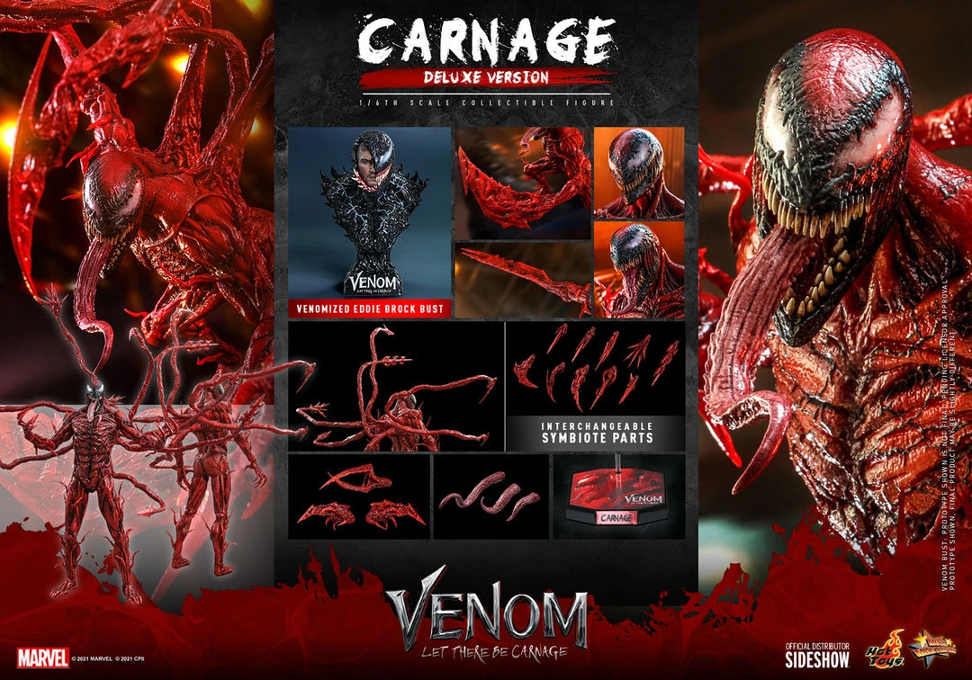 Hot Toys Movie Masterpiece 1/6 Scale Figure - Carnage (Deluxe Version) 24 Hot Toys Movie Masterpiece 1/6 Scale Figure - Carnage (Deluxe Version)